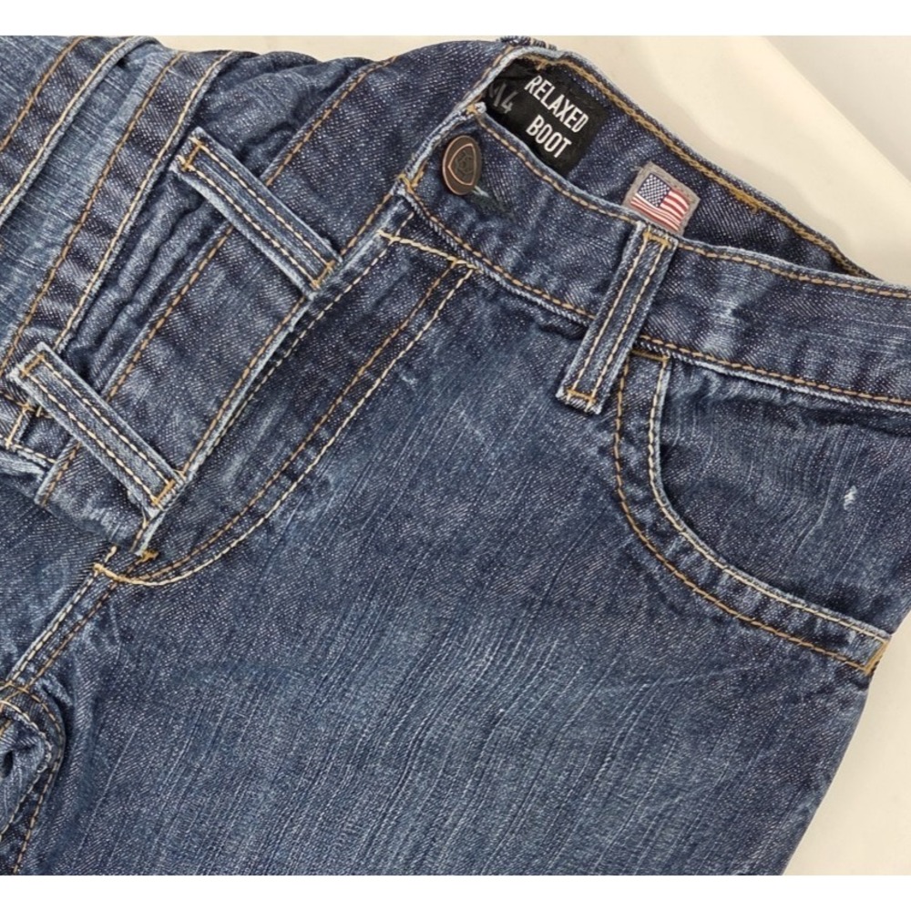 Ariat FR Jeans Mens 34x34 Blue Denim M4 Relaxed Boot Flame Resistant Workwear